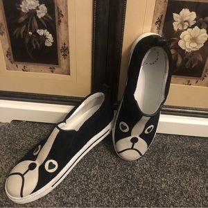 Marc Jacobs French Terrier Slip on Sneakers.